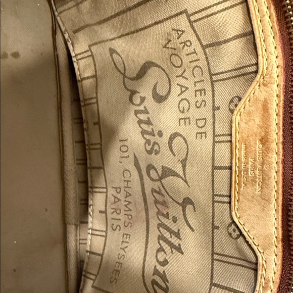 Louis Vuitton Dark Brown Monogram Tote - Picture 5 of 5